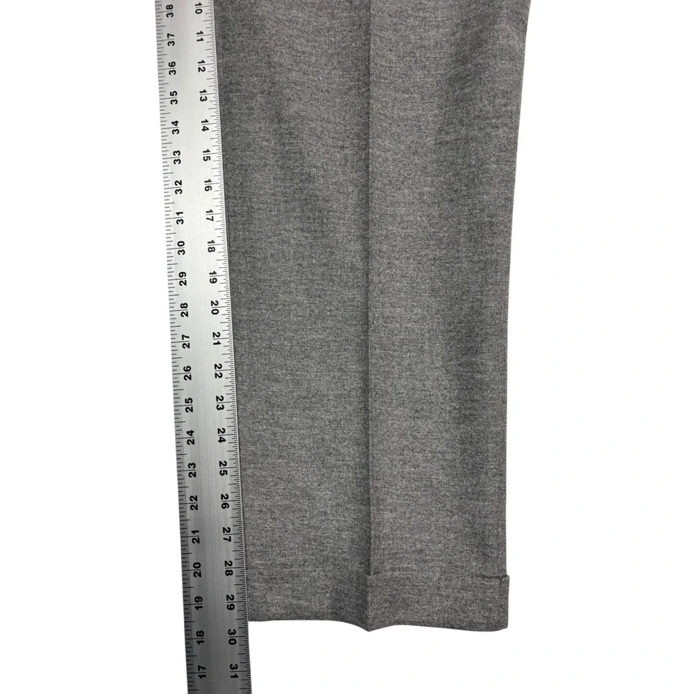 vtg Ermenegildo Zegna Italy 46R 40x30 Heather Gray 2pc Pant Suit Light Flannel